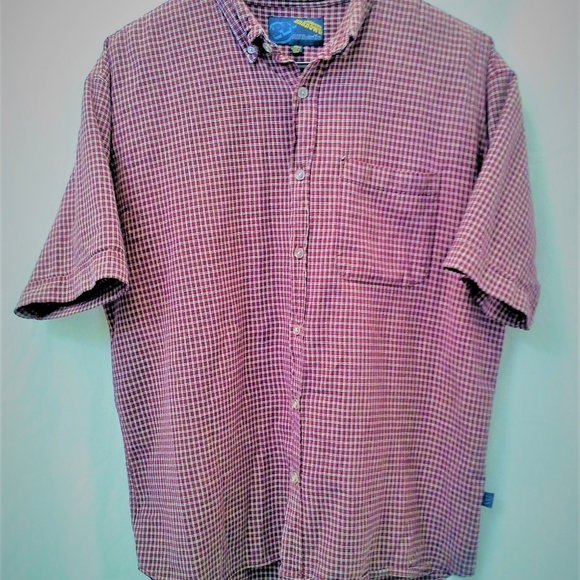 Address Unknown S/S Shirt XL Red/Brick Plaid - Picture 1 of 7